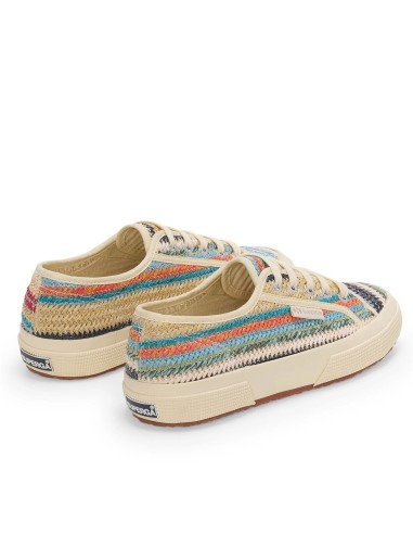 SUPERGA 2750 rafia multicolor de mujer.