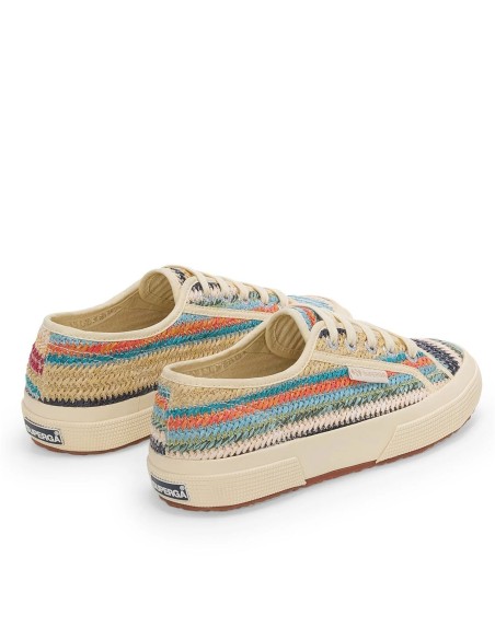 SUPERGA 2750 rafia multicolor de mujer.