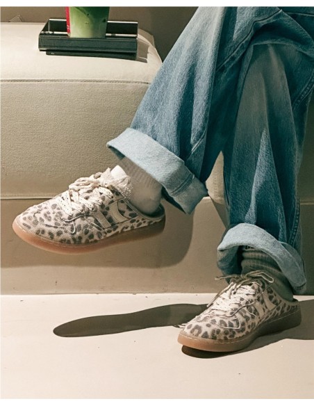 ZUECO ANIMAL PRINT LEOPARDO