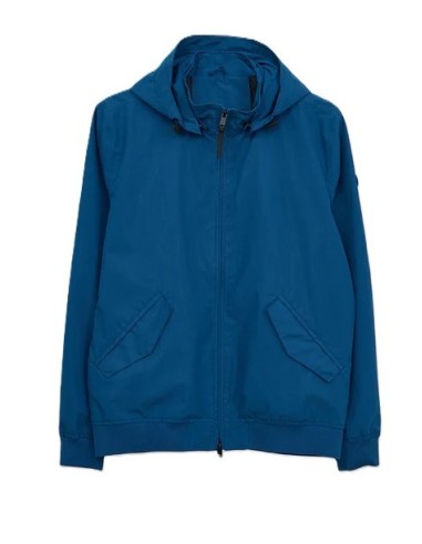 CAZADORA ALGODÓN CAPUCHA BLUE OPAL