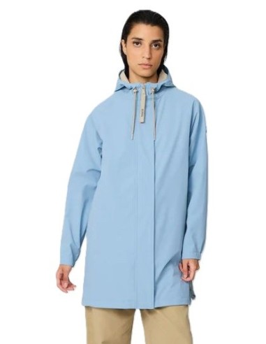 PARKA MUJER SOFTSHELL CAPUCHA FADED DENIM