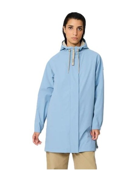 PARKA MUJER SOFTSHELL CAPUCHA FADED DENIM