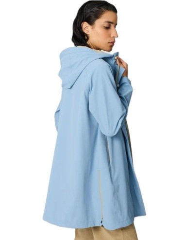 PARKA MUJER SOFTSHELL CAPUCHA FADED DENIM
