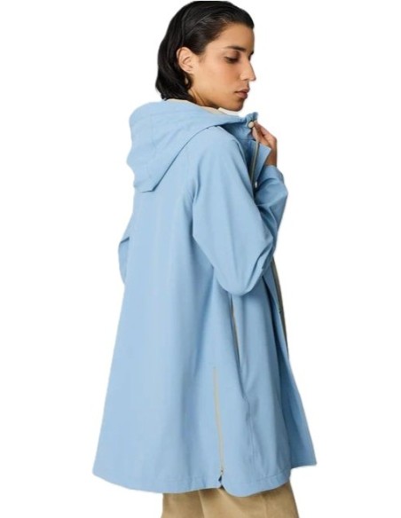 PARKA MUJER SOFTSHELL CAPUCHA FADED DENIM