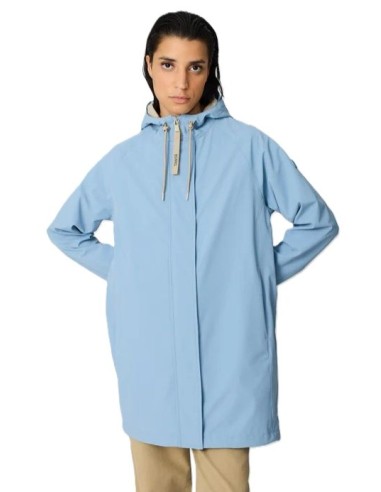 PARKA MUJER SOFTSHELL CAPUCHA FADED DENIM