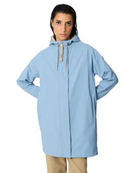 PARKA MUJER SOFTSHELL CAPUCHA FADED DENIM