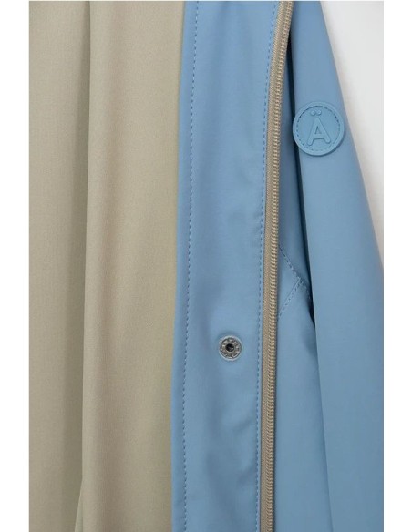 PARKA MUJER SOFTSHELL CAPUCHA FADED DENIM