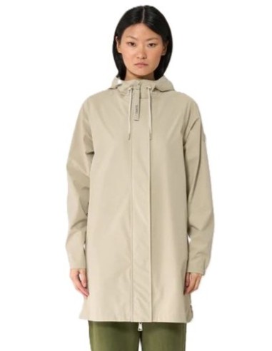 PARKA MUJER SOFTSHELL CAPUCHA STONE GREY