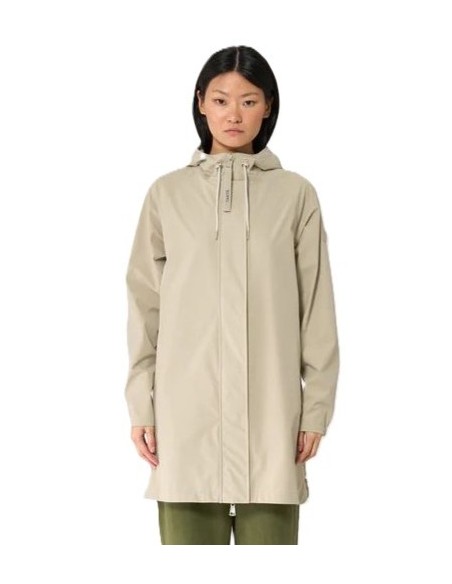 PARKA MUJER SOFTSHELL CAPUCHA STONE GREY