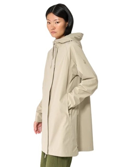 PARKA MUJER SOFTSHELL CAPUCHA STONE GREY