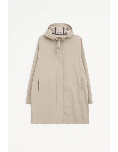 PARKA MUJER SOFTSHELL CAPUCHA STONE GREY
