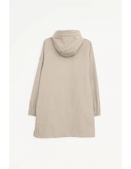 PARKA MUJER SOFTSHELL CAPUCHA STONE GREY