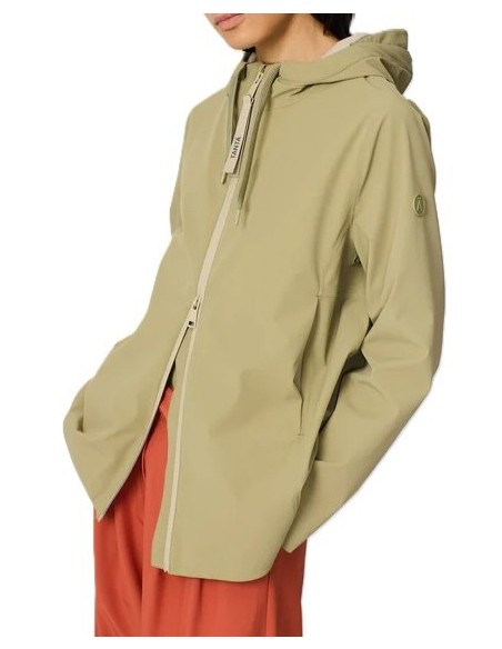 PARKA CORTA SOFTSHELL MUJER ALOE