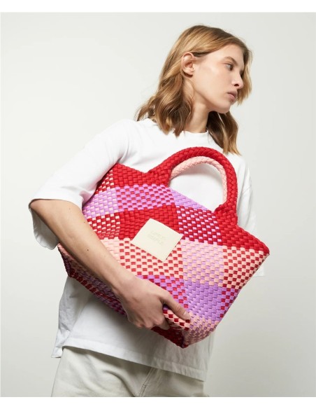 VERB TO DO bolso mediano de neopreno trenzado MICHELE