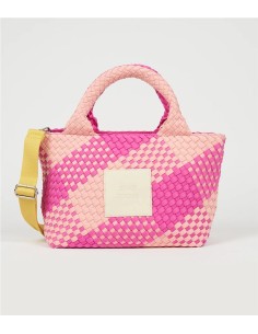 AMELIA BOLSO TRENZADO PEQUEÑO ROSA