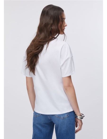 CAMISETA DALMATA Y TIGRE PECHO BLANCO