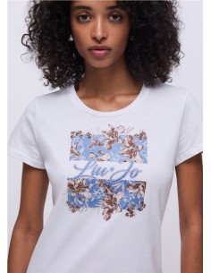 CAMISETA LOGO PIEDRECITAS PECH BLANCO