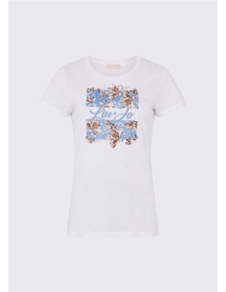 CAMISETA LOGO PIEDRECITAS PECH BLANCO
