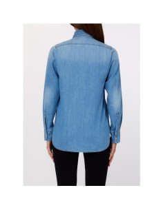 CAMISA BASICA DENIM AZUL CELESTE 2