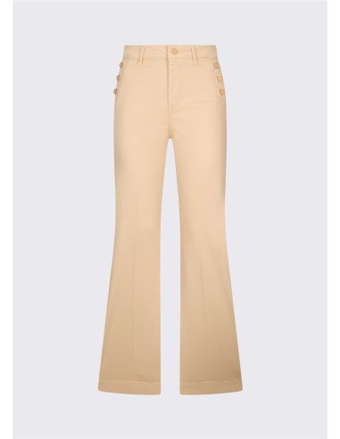 FLARE HW PANT.MARINERO CAMPANA CREMA
