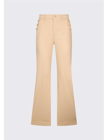 FLARE HW PANT.MARINERO CAMPANA CREMA