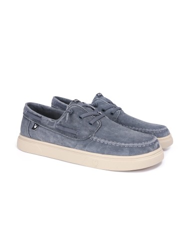 MYLOS zapato nautico WALK IN PITAS de hombre de algodón lavado.