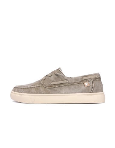 MYLOS zapato nautico WALK IN PITAS de hombre de algodón lavado.