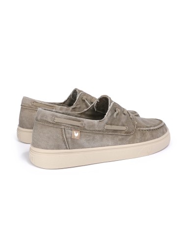 MYLOS zapato nautico WALK IN PITAS de hombre de algodón lavado.