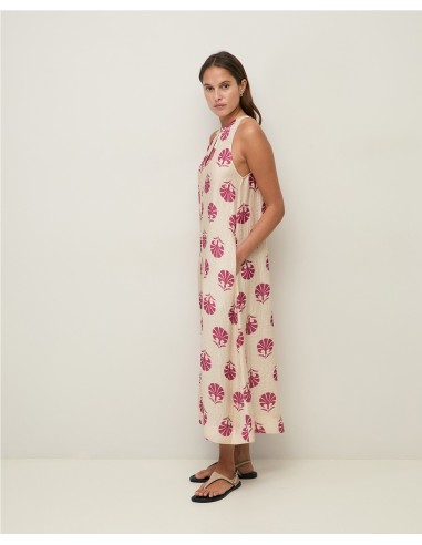 VEST.HALTER EF.ARRUGADO ESTAMP ROJO