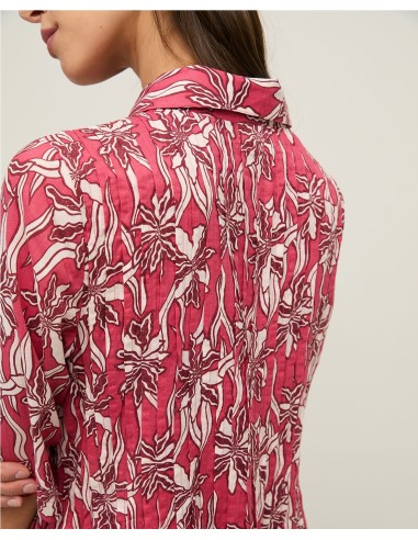 VEST CAMISERO ALGOD.ORG ESTAMP ROJO