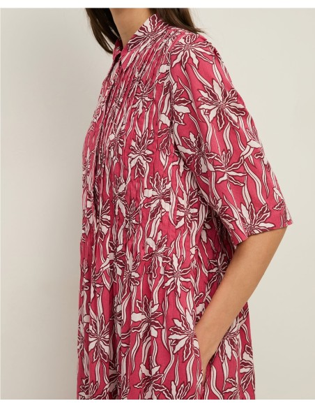 VEST CAMISERO ALGOD.ORG ESTAMP ROJO