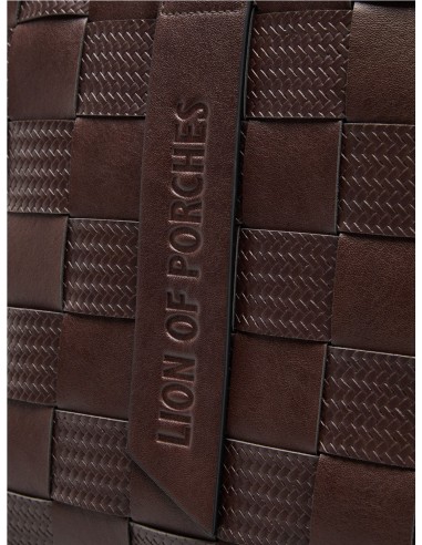 BLION OF PORCHES bolso trenzado LP007518 con asas de hombro y saco.