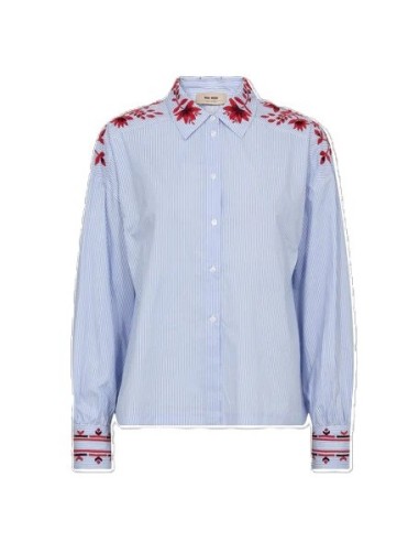 OSMO- STRIPEY CAMISA AZUL