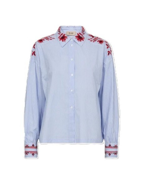 OSMO- STRIPEY CAMISA AZUL