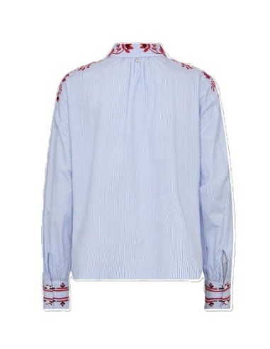 OSMO- STRIPEY CAMISA AZUL