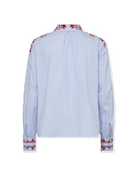 OSMO- STRIPEY CAMISA AZUL