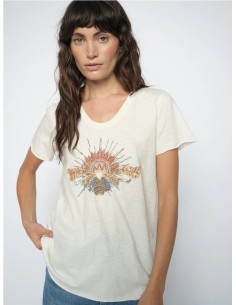 TONIA O- CAMISETA GLAM MC CRUDO