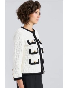 CHAQUETA CHANEL BOTON Y VIV.NG CRUDO 2