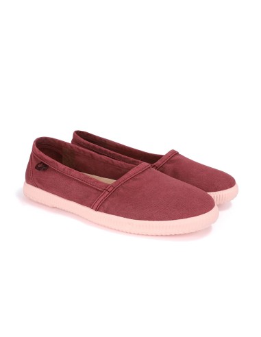 Zapatilla tipo CAMPING de Walk in Pitas de mujer de algodón lavado.