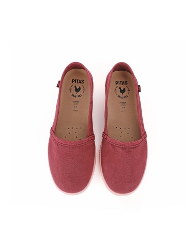 Zapatilla tipo CAMPING de Walk in Pitas de mujer de algodón lavado.