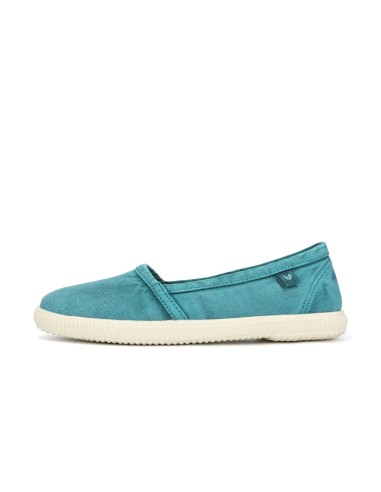 Zapatilla tipo CAMPING de Walk in Pitas de mujer de algodón lavado.