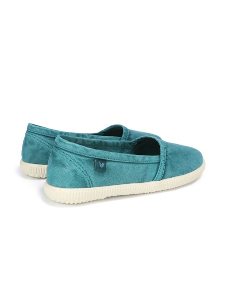 Zapatilla tipo CAMPING de Walk in Pitas de mujer de algodón lavado.