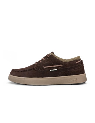 DAKOTA- Zapato nautico de serraje hidrofugado de hombre WALK IN PITAS