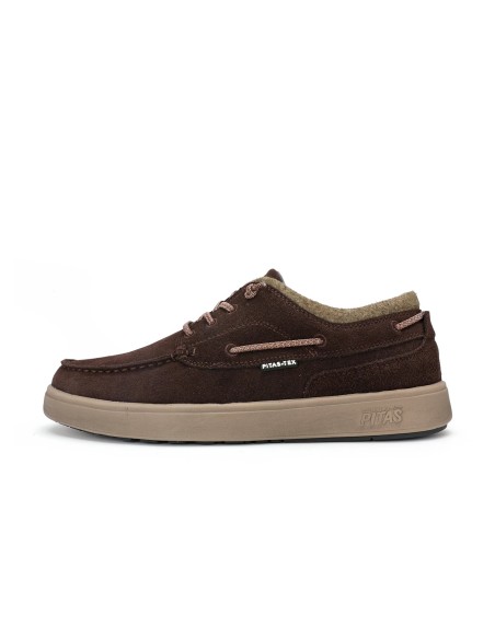 DAKOTA- Zapato nautico de serraje hidrofugado de hombre WALK IN PITAS