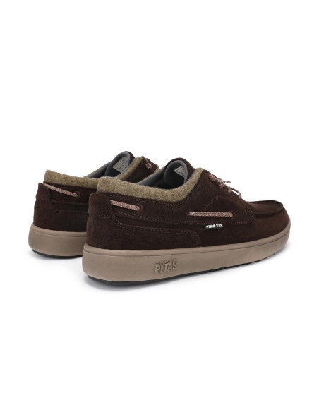 DAKOTA- Zapato nautico de serraje hidrofugado de hombre WALK IN PITAS