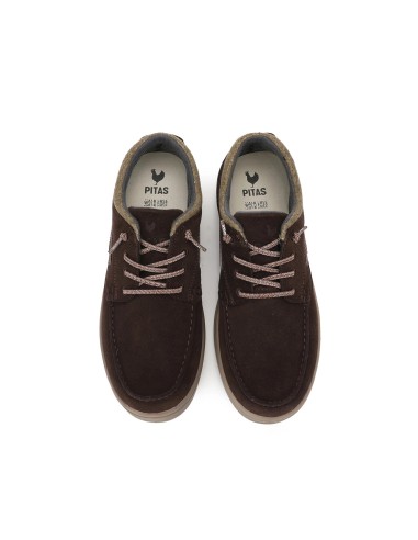 DAKOTA- Zapato nautico de serraje hidrofugado de hombre WALK IN PITAS