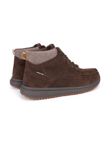 WALK IN PITAS - Bota TOKIO  de hombre de serraje hidrofugo Y Pitas-Tex