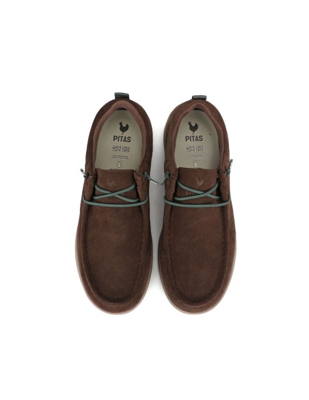 WALK IN PITAS - OSAKA zapato de hombre wallabi de serraje hidrofugado