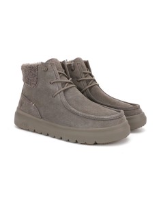 BERNA - WALK IN PITAS - Bota de serraje wallabi de mujer hidrofugada 2
