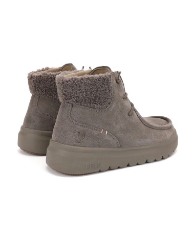 BERNA - WALK IN PITAS - Bota de serraje wallabi de mujer hidrofugada